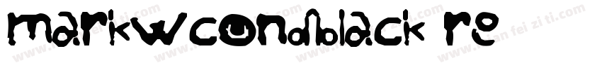 markw01-condblack re字体转换